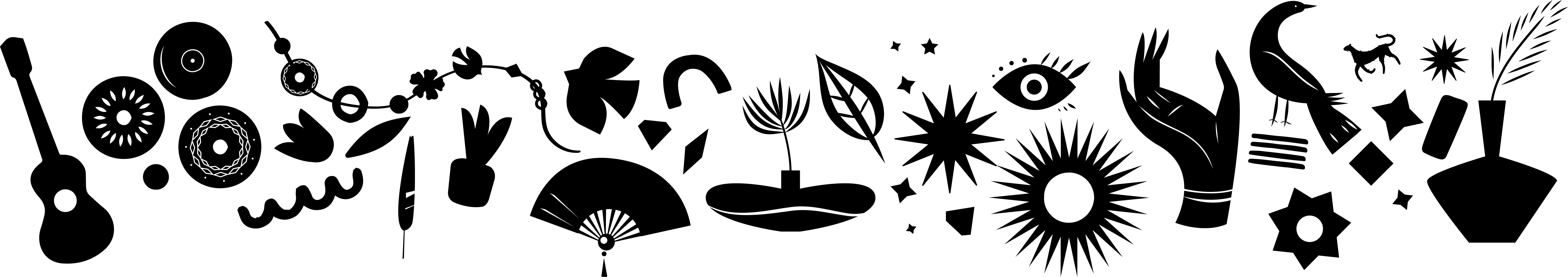 CasaBoho Visual Artistic Black