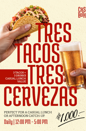 TRES TACOS, TRES CERVEZAS TRES TACOS TRES CERVEZAS 440x550x40x0x360x550x1790068182